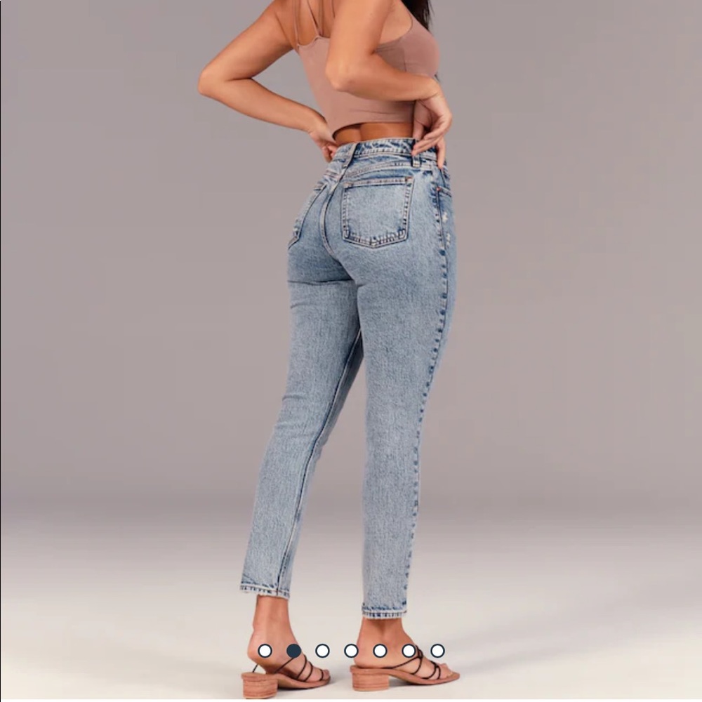 Abercrombie curve love high rise skinny jeans
